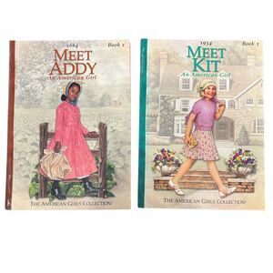 AMERICAN GIRL BOOKS ADDY&KIT MEET SERIES Book 1,2000 PLEASANT COMPANY HARDCOVERS